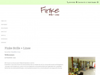 finke-optik.de Webseite Vorschau