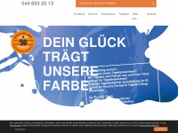 fiocchi-farben.ch Webseite Vorschau