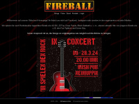 fireball-rock.de Webseite Vorschau