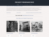 firmenarchive.ch Webseite Vorschau