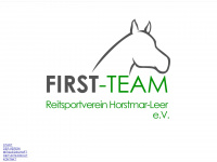 first-team-reitsportverein.de Webseite Vorschau