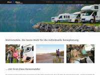 firstclass-reisemobile.de Webseite Vorschau