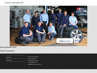 fischer-automobile.ch Webseite Vorschau