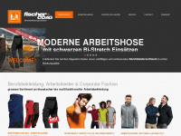 fischer-berufskleider.ch Webseite Vorschau