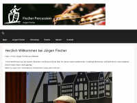 fischer-percussion.de Webseite Vorschau