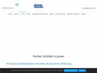 fischerschilder.ch Webseite Vorschau