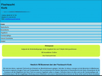 fischzucht-korb.de Webseite Vorschau