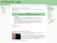 fit24net.de Webseite Vorschau