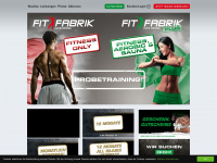 fitfabrik.at Webseite Vorschau