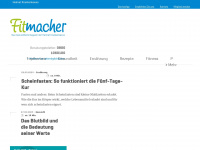 fitmacher.de Webseite Vorschau