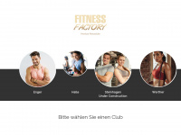 fitness-factories.de Webseite Vorschau