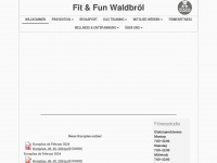 fitundfun-waldbroel.de Webseite Vorschau