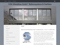 fkw-metallbau.de Webseite Vorschau