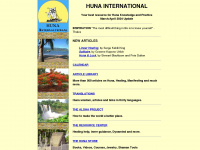 huna.org Webseite Vorschau
