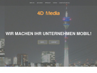 4dmedia.de Webseite Vorschau