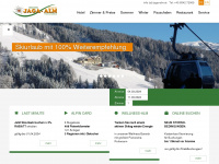 jaga-alm.at Webseite Vorschau