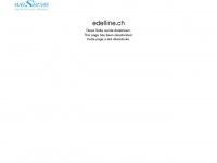 edelline.ch Webseite Vorschau