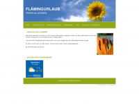 flaemingurlaub.de Webseite Vorschau