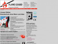 flameguard.ch Webseite Vorschau