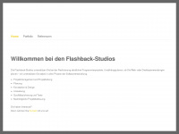 flashback-studios.de Webseite Vorschau
