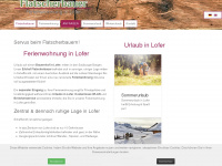flatscherbauer.at Webseite Vorschau