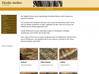 flechtatelier.ch Webseite Vorschau