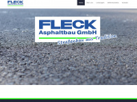 fleck-asphaltbau.de Webseite Vorschau