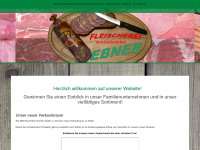 fleischerei-ebner.at Webseite Vorschau