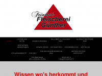fleischerei-guenther.de Webseite Vorschau