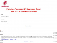 fleischerei-haarmann.de Webseite Vorschau