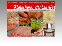 fleischerei-holzapfel.de Webseite Vorschau