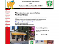 fleischerei-streu.de Webseite Vorschau