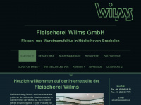 fleischerei-wilms.de Webseite Vorschau