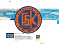 flensburger-schwimmklub.de Webseite Vorschau