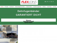 flexjoint.ch Webseite Vorschau