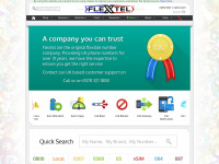 flextel.com Webseite Vorschau