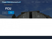 fliegerclub-uckermark.de Webseite Vorschau