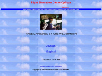 flightsimcenter.ch Webseite Vorschau