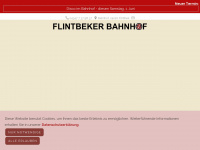 flintbeker-bahnhof.de Webseite Vorschau