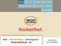 flockerlhof.at Webseite Vorschau