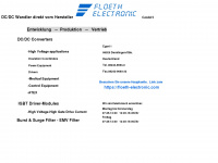 floeth-electronic.de Webseite Vorschau