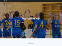 floorball-heiden.ch Webseite Vorschau