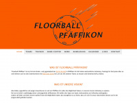 floorball-pfaeffikon.ch Webseite Vorschau