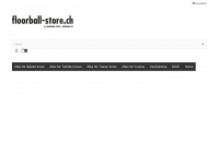 floorball-store.ch Webseite Vorschau