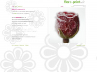 flora-print.de Webseite Vorschau