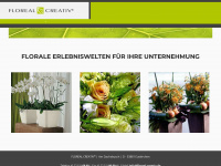 floreal-creativ.de Webseite Vorschau
