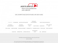 jackys-shop.ch Webseite Vorschau
