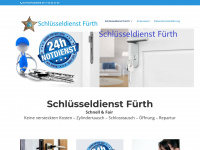 schluesseldienst-fuerth.de Webseite Vorschau