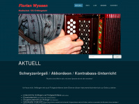 florian-wyssen.ch Webseite Vorschau