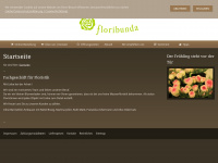 floribunda.ch Webseite Vorschau